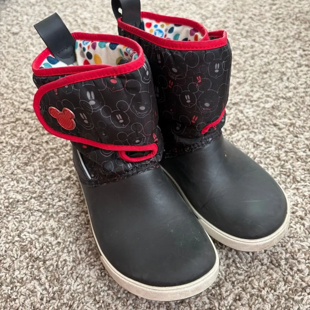 Size 3 / Boys Mickey Crocs Boots